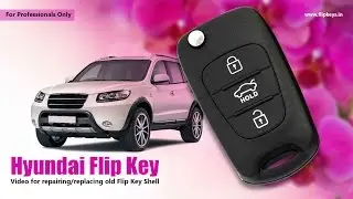 Hyundai Flip Key Shell Replacement