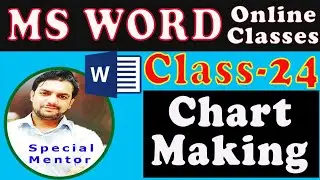 MS Word-Class-24 | Chart in MS Word |special mentor