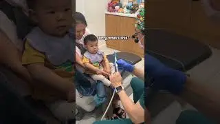 Bilingual baby's first dental visit [Pediatric Dentist]