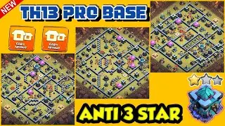 TOP 10 BEST TH13 WAR BASE + REPLAY || TH13 WITH LINK 💥ANTI DRAG AND E-DRAG💥|| TH13 BASE UPDATE 2024