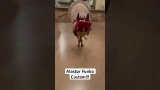 Alastor Funko Custom!! #hazbinhotel #props #model #figure #painting #statue