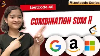 Combination Sum II | Leetcode 40 | Leetcode Daily challenge