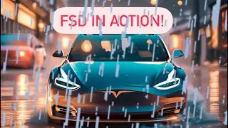 Conquering Rainy Night Drives with Tesla Model S Plaid & Full Self-Driving Brilliance!