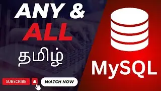 Multiple select query | Any and all operator | MySql Tutorial