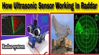 How Ultrasonic Sensor Working In Raddar Arduino simple project
