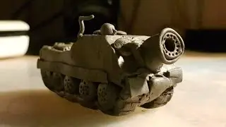 STURMTIGER из пластилина.