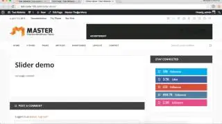Master | How Set the Page Slider