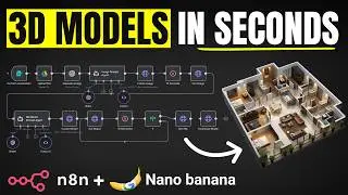 I Built an AI Agent That Creates 3D Models Automatically (n8n + Nano Banana)