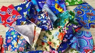 One effective way to make better use of small scraps of fabric