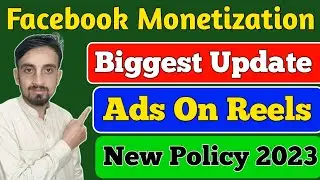 Facebook Ads On Reels New Update | Facebook Monetization Update | Ads On Reels