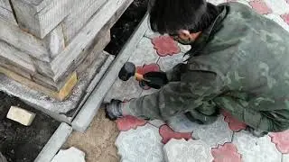 укладываем брусчатку сами