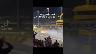 big GTR crash roll racing