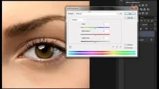 Tutorial How to change eyes color using Adobe Photoshop CS6
