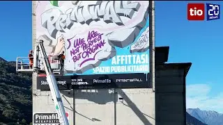 Hai bisogno di pubblicità? Te la faccio col graffito