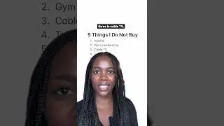 ❌ 5 things I stopped buying