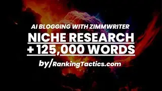 Use AI for Niche Research + Writing 47 Blog Posts (~125,000 Words)