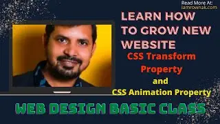 Web Design Basic Course in Bangla 2021 | CSS Transform and CSS Animation Property | Class 12