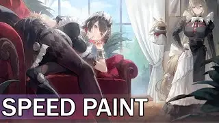 SPEED PAINT -【Ellen & Alexandrina】Zenless Zone Zero