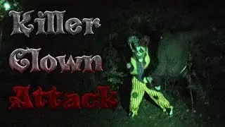 Killer Clown Attack in MA! (CRAZY FOOTAGE Caught Live on Facebook!)