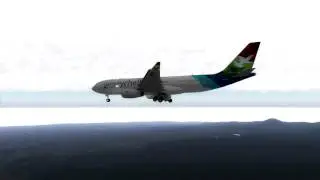[X-Plane 10] Air Seychelles A330-200 Manual Landing + Crosswind Mauritius