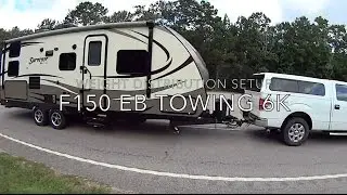 Travel Trailer towing with Ecoboost F150 Max Tow