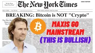 #Bitcoin Maximalism in the New York Times!!!