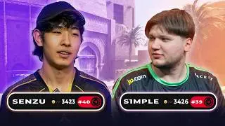 S1MPLE + SENZU on NA FACEIT 👀 (Mirage POV + Voice Comms & Utility Guide)