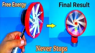 Self running free energy wheel device 100%/How to make free energy perpetual with marble /k maker