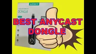 How to Setup and Connect Anycast AIRSKY Dongle Mirroring to Your Android Phone