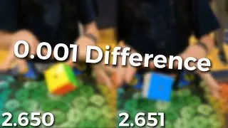 0.001 Difference Officially