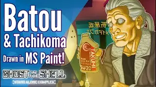 Drawing Batou & Tachikoma - Ghost in the Shell Pixel Art & Philosophy