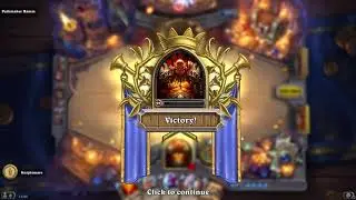 How to win Hearthstone Kobolds & Catacombs with Warrior - The Darkness Defeated - Boots of haste