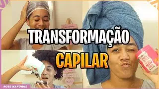TRANSFORMEI MEU CABELO EM CASA | ROSE HAPUQUE