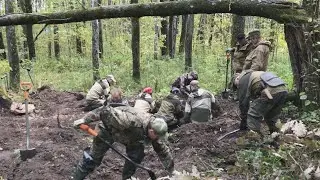 Добор братской могилы. Поисковый отряд Фронт