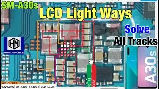 Samsung A30s/SM-A307 Display Light iC Problem Solution.Samsung A30s/SM-A307 LCD Light iC Ways Jumper