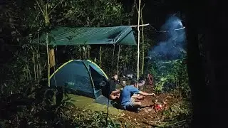 Camping-camp fishing-enjoy the forest atmosphere day and night-cook and sleep soundly in the fore...