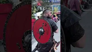 Ragnar Lothbrok Walking in Public #fashion #ragnarlothbrok #reactionvideo #foryou #cosplay #fashion