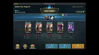 Raid: Shadow Legends Spider 20 speedrun 100% safe