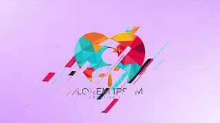 After Effects template shapes logo