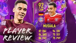 FUT FUTURE STAR musiala player review fifa 23 92 RATED IS HE WORTH THE PRICE ?