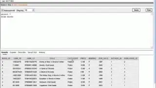 21 SQL with Oracle 10g XE   Using GROUP BY to Group Results of a Query