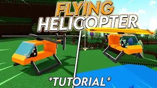 *NEW* WORKING HELICOPTER  TUTORIAL!! | Roblox Build A Boat For Treasure