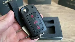 Металический чехол для ключа Volkswagen, Skoda, Seat, ключ №1, casekey