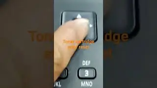 How to reset toner cartridge error canon lbp226dw#shorts