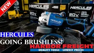New Hercules Brushless Grinder Review From Harbor Freight Tools