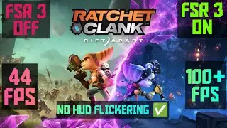 How to install 100% stable fsr 3 in ratchet and clank rift apart ,mod+link +tutorial+fps test