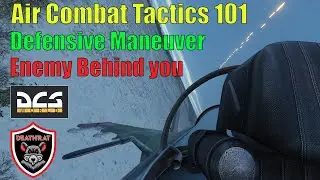 DCS World Air Combat Tactics 101 | Defensive Maneuver | Bandit on your 6 | 5120x1440 Ultrawide
