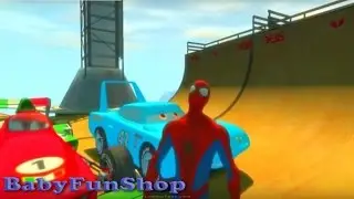 Dinoco King 43 Spider man Francesco Bernoulli  Spin and Winter Snow Covered Train