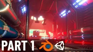 Texturing a Sci-Fi Corridor (Blender and Unity) - Part 1