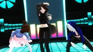 [MMD Dancetale] Sans, Chara & Frisk - WAVE {+Model Test}